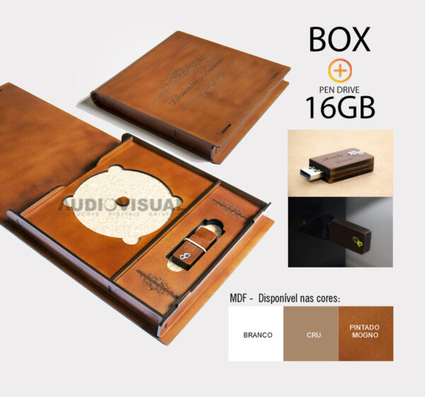 Box Premium para DVD e Pen Drive Personalizados